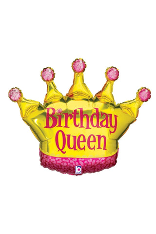 Queen Birthday Balloon 36 Inch - PartyExperts