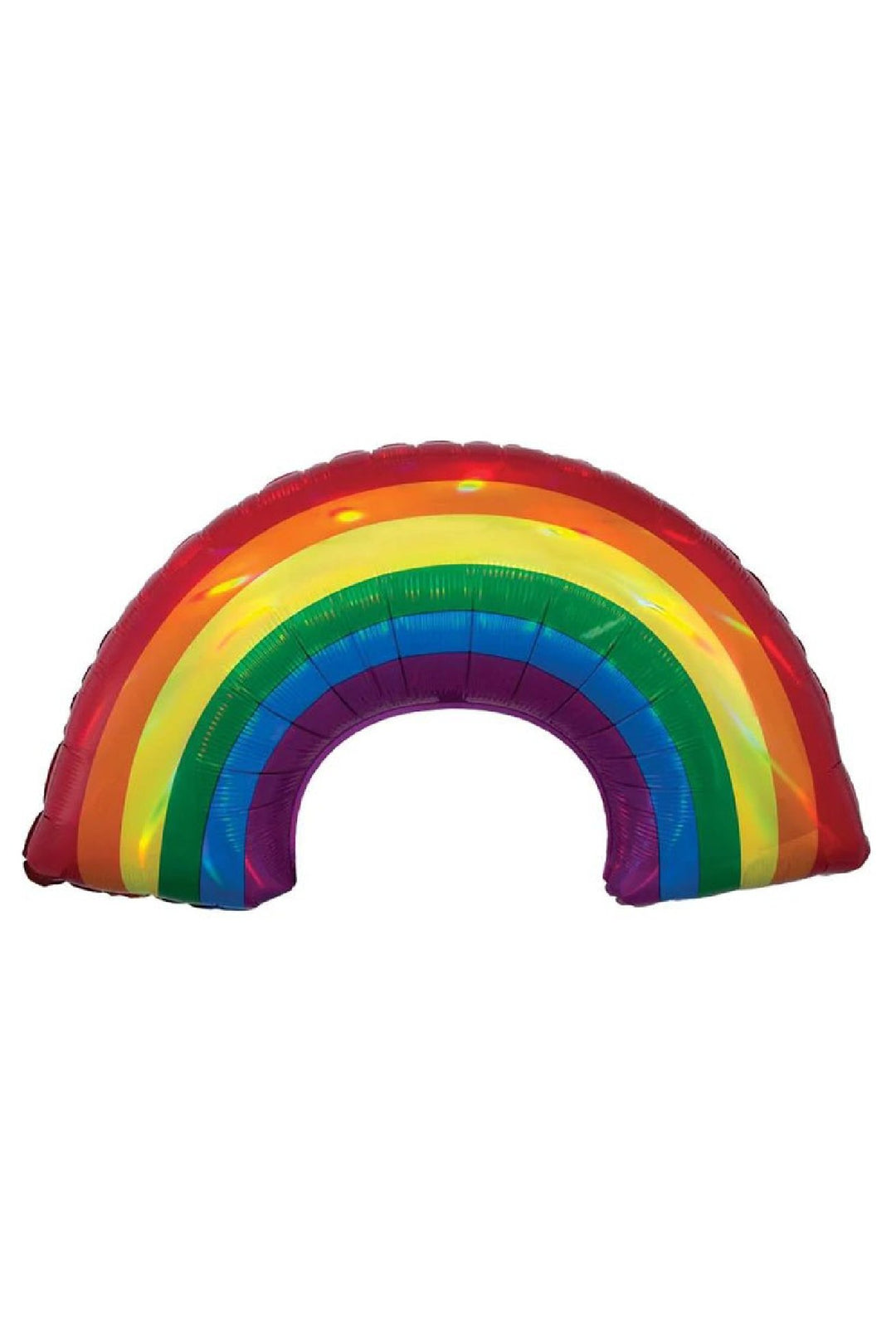Rainbow Iridescent Holographic SuperShape Balloon 86x48cm - PartyExperts