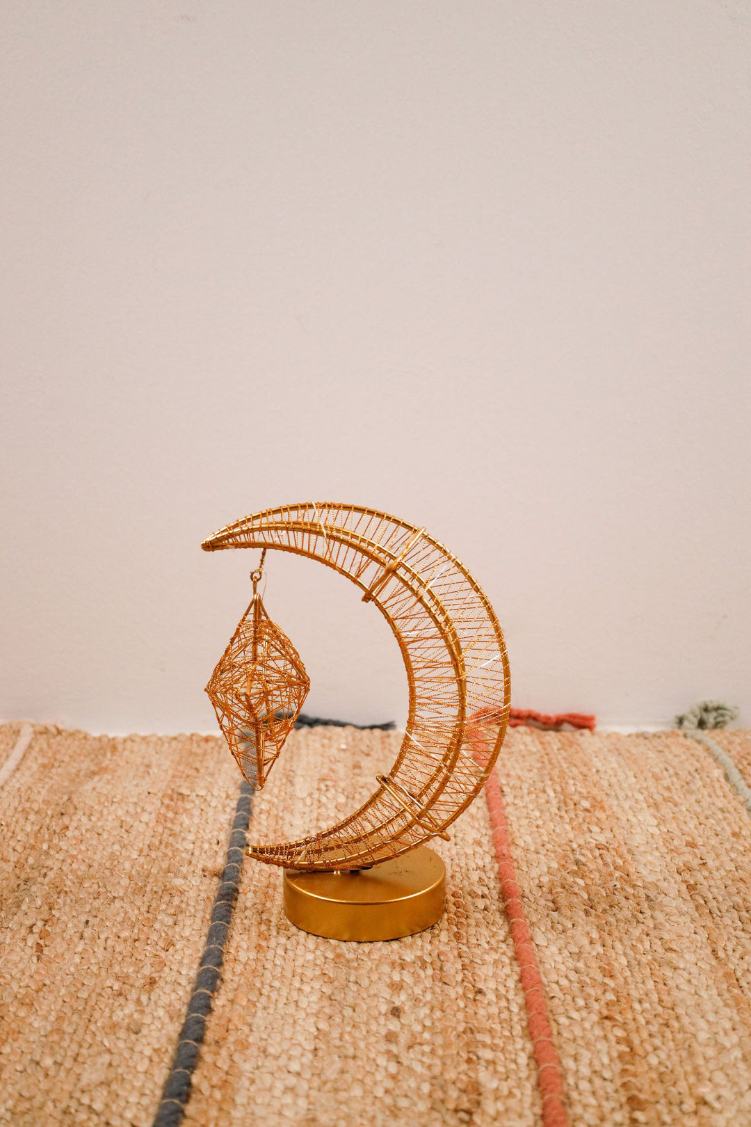 Ramadan Decoration - Gold Hilal with Star Decoration - PartyExperts