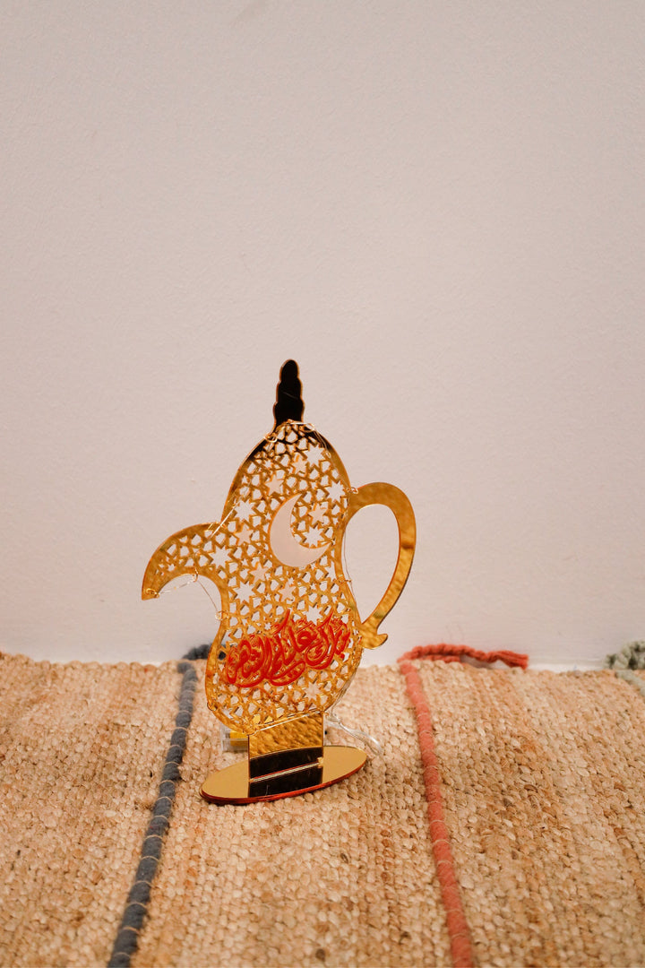 Ramadan Decoration - Hanging Gold Dallah - PartyExperts