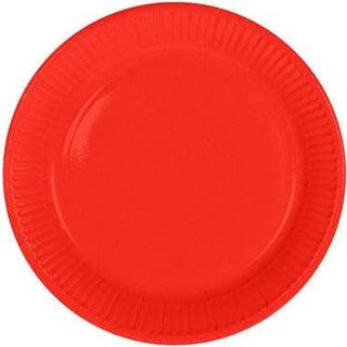 Red Disposable Plates - PartyExperts