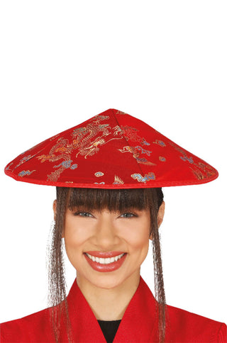 Red Japanese Hat.