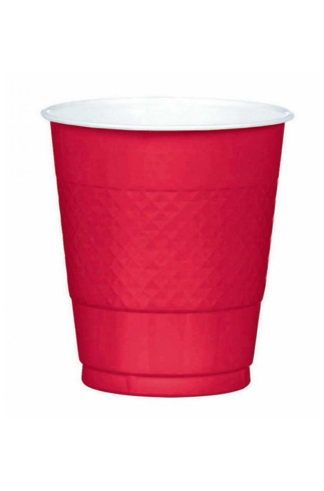 Red Plastic Cups, 12 oz. (20 count) - PartyExperts