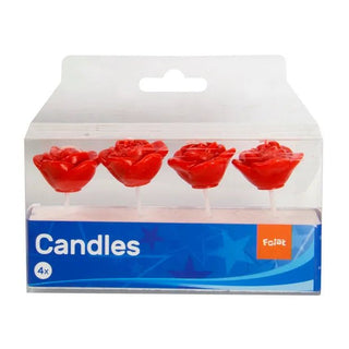 Red Roses Candles - PartyExperts
