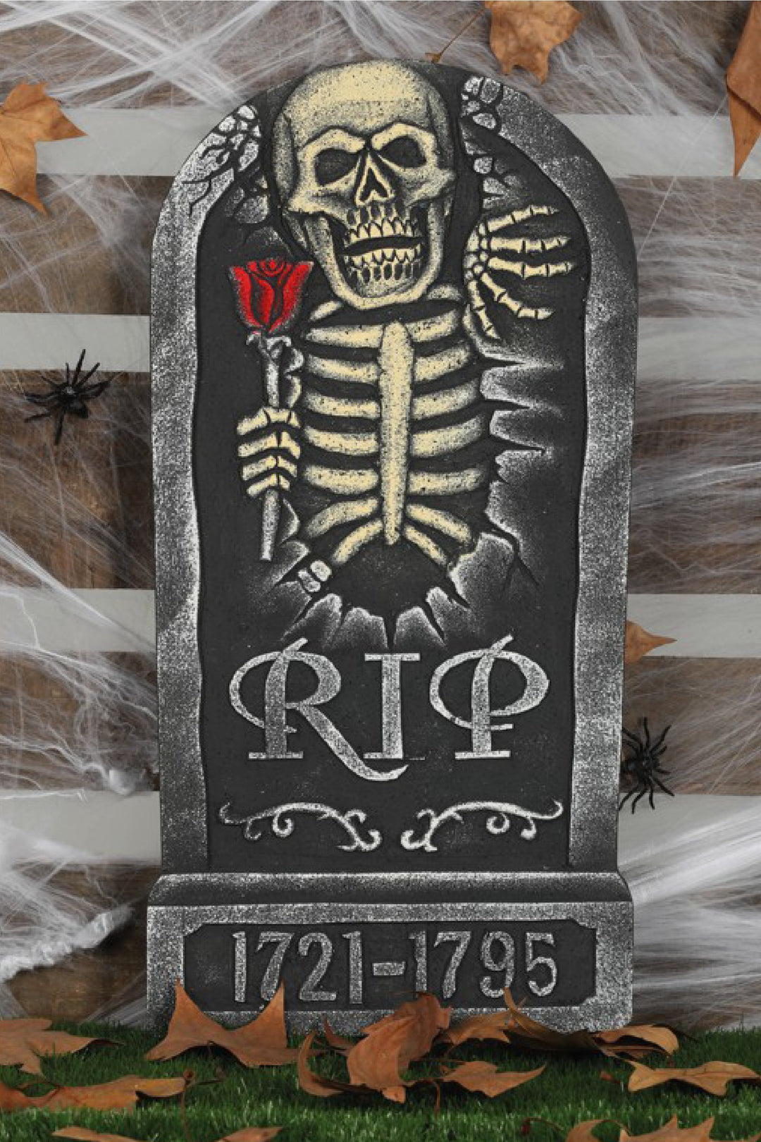 â€œRIPâ€ GRAVESTONE 1721-1795 32X65 CM - PartyExperts