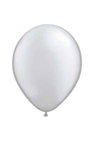 Silver Balloons Metallic - 10 Pieces - PartyExperts