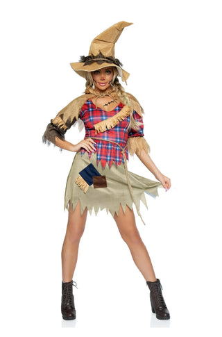 Sinister Scarecrow Costume For Women - PartyExperts