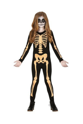 Skeleton Kid's Costume 5-6 Y/o - PartyExperts
