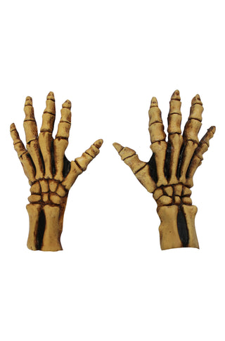 Skeleton Large Gloves (Tan) - PartyExperts