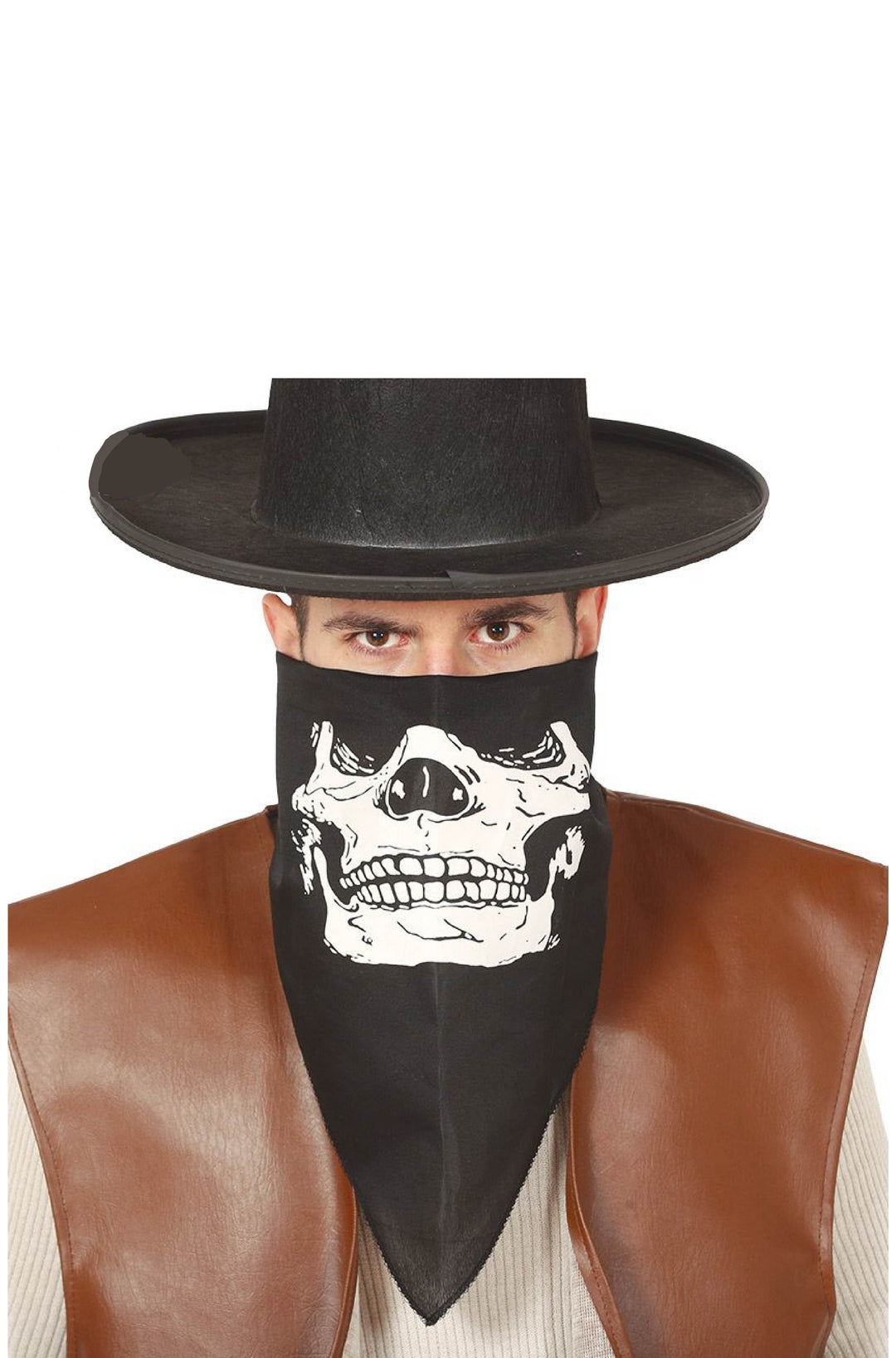 Skull Face Handkerchief - PartyExperts