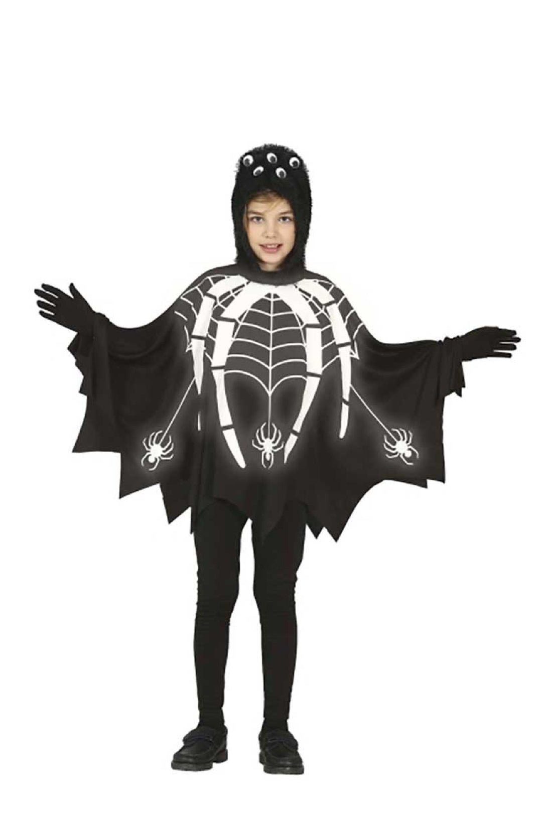 SPIDER GLOW IN THE DARK, CHILD, 10 - 12 YEARS - PartyExperts