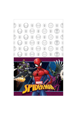 Spider-Man Webbed Plastic Tablecover - PartyExperts