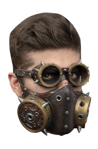 Steampunk Muzzle And Glasses - PartyExperts