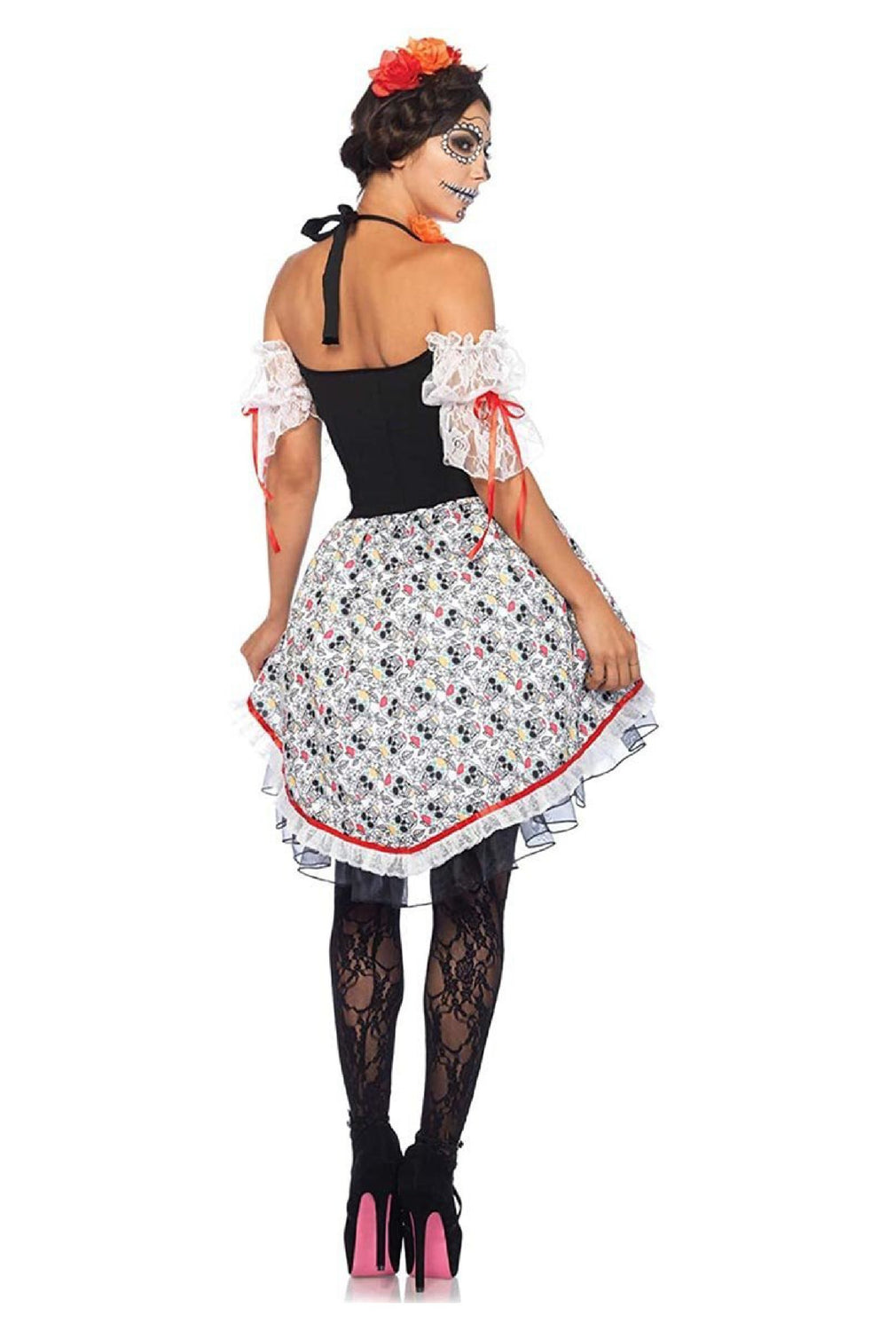 Sugar Skull Senorita Costume - PartyExperts