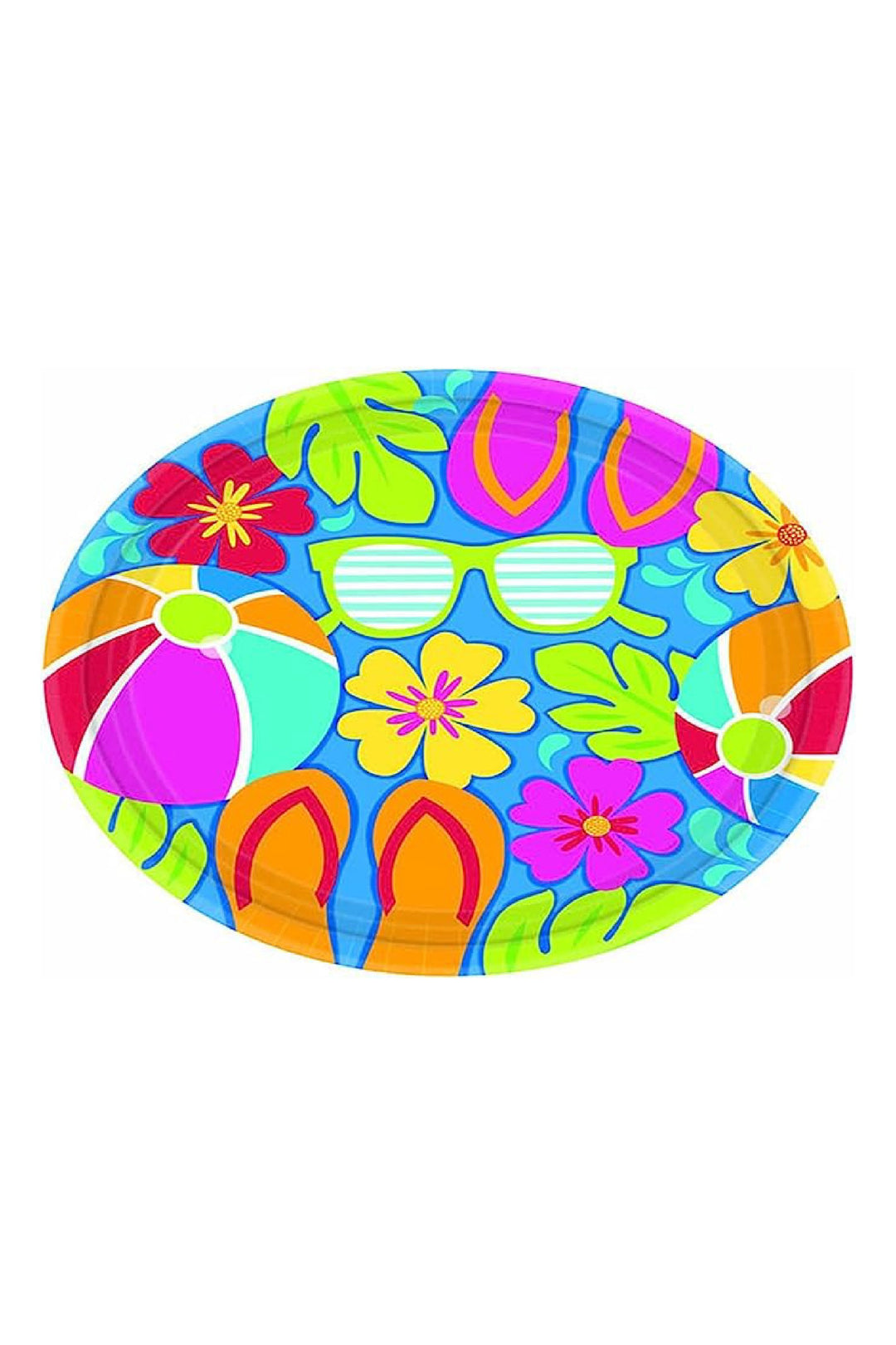 Summer Splash Party Luncheon Plates | 12 Ct. - PartyExperts