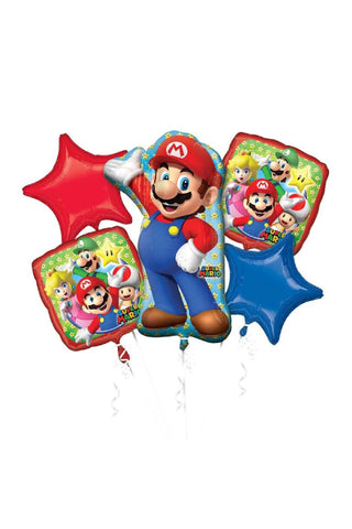 Super Mario 5pcs Balloon - PartyExperts