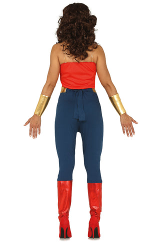 Superheroine Wonder Woman Costume.