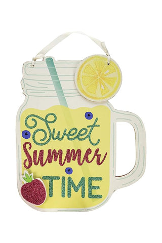 Sweet Summertime Sign, 13" x 10", Multicolor - PartyExperts