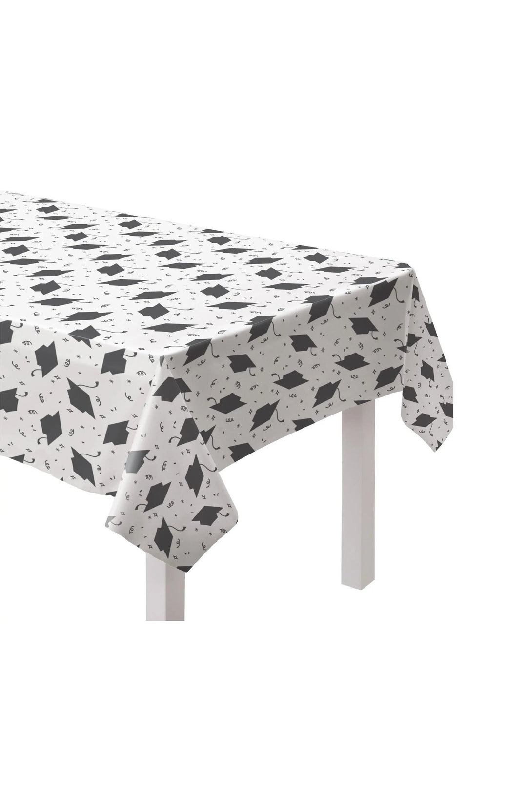 TABLE COVER PLASTIC 54" x 108" - GRAD - PartyExperts