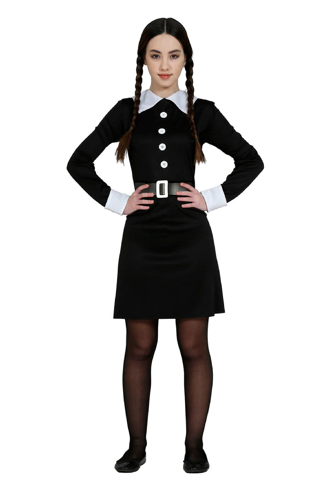 Teen Wednesday Addams Costume - PartyExperts