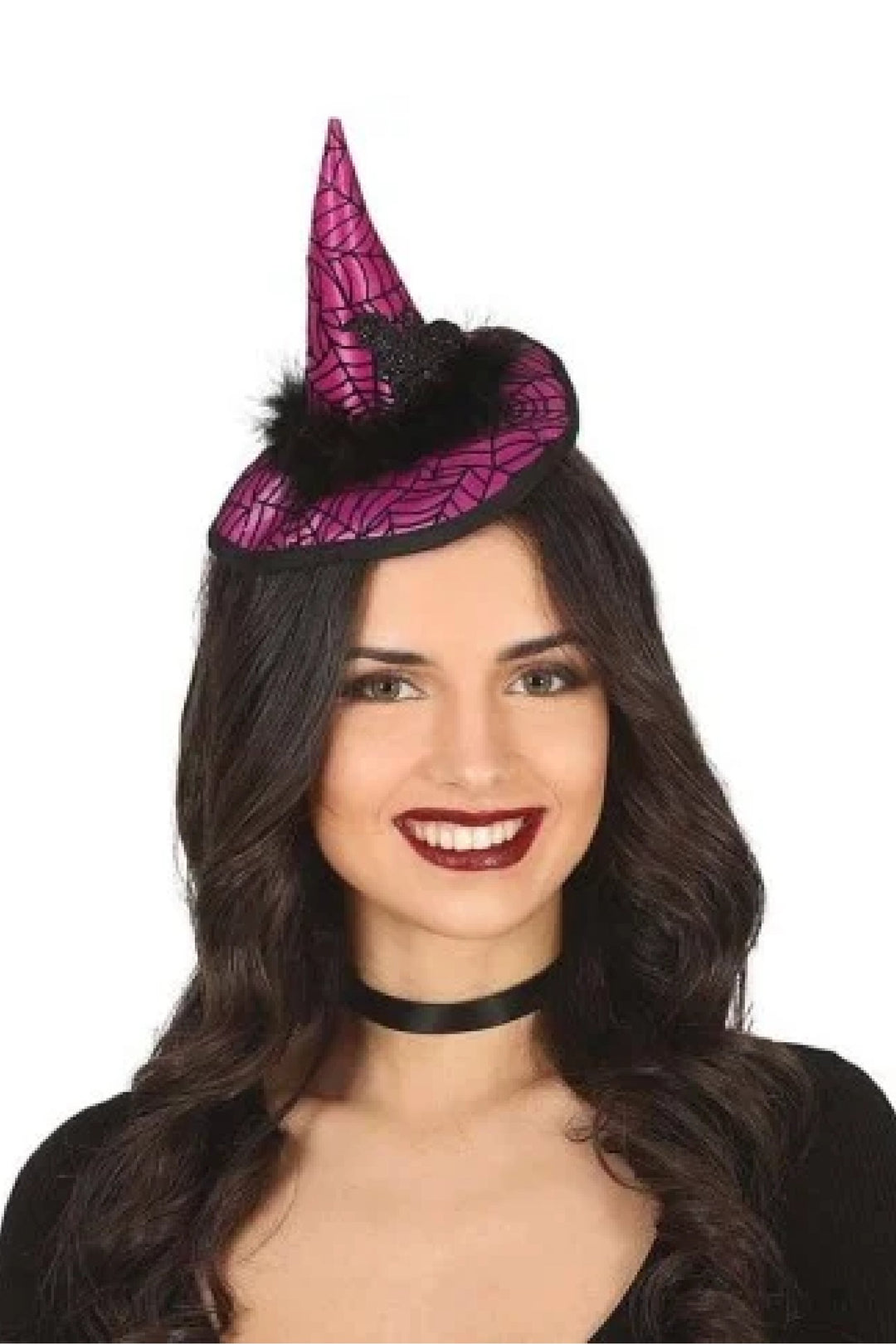 TIARA MINI LILAC WITCH HAT - PartyExperts