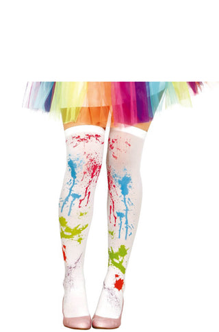 Tights with Paint.