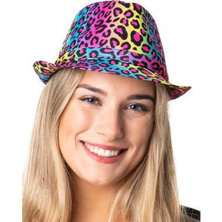 Trilby Hat Panther Multicolour - PartyExperts