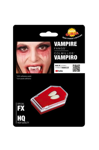 Vampire Fangs with Adhesive - PartyExperts
