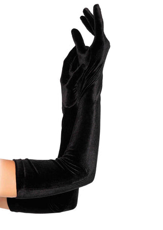 Velvet Opera Length Gloves.