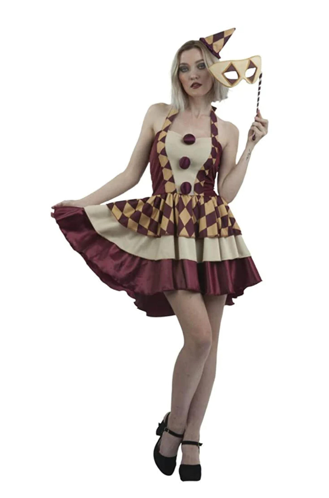 Vintage Clown Girl Costume - PartyExperts