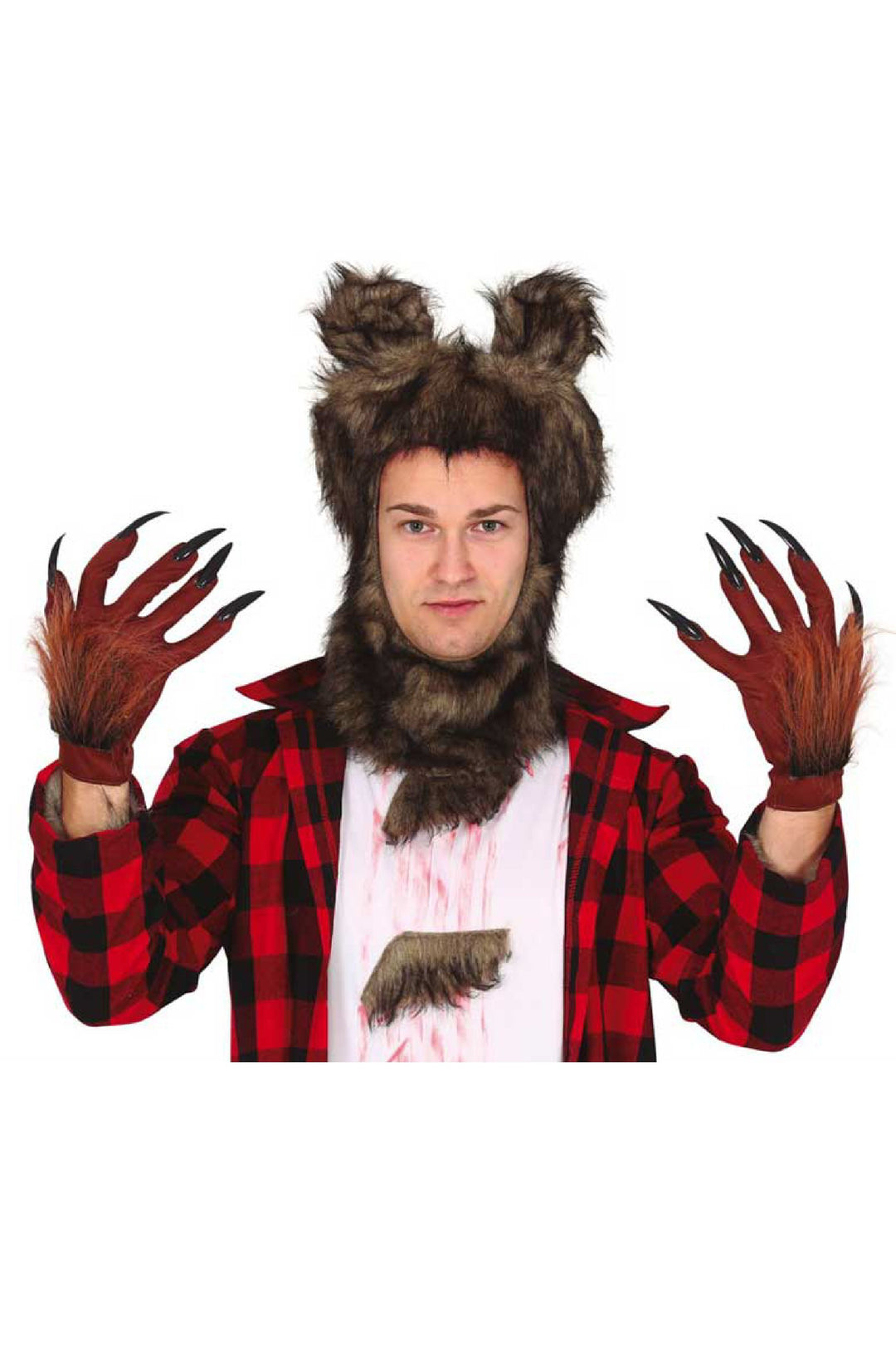 WEREWOLF GLOVES WITH CLAWS - PartyExperts