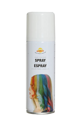 White Hair Spray Bottle - PartyExperts