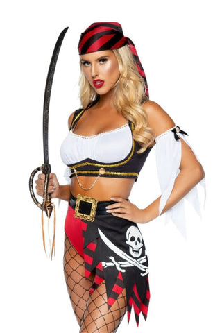 Wicked Wench Pirate Costume - PartyExperts