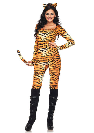Wild Tigress Catsuit Costume.