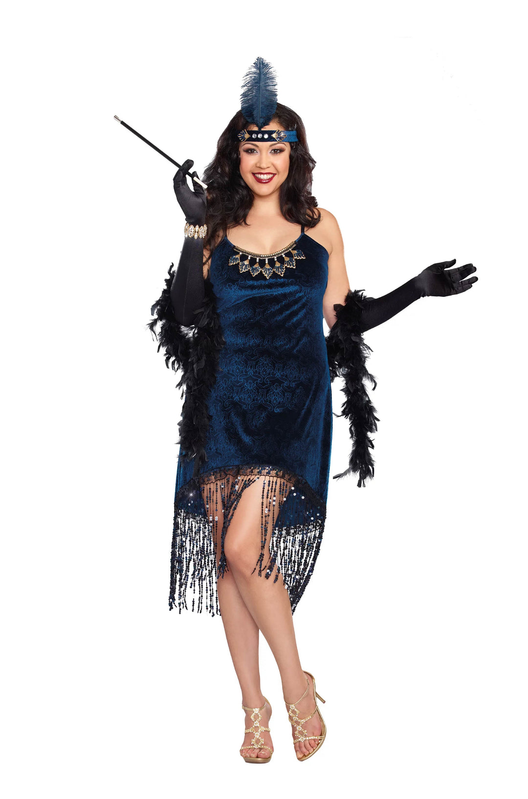 Women's Downton Doll Blue - PartyExperts