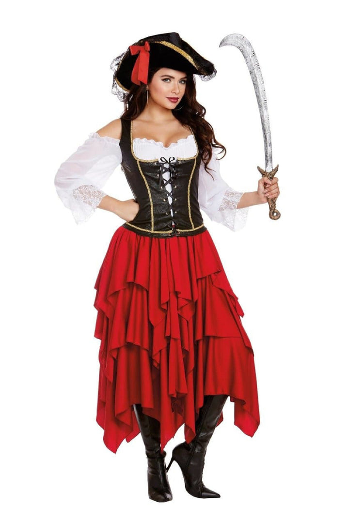 Women's Ships Ahoy Costume - PartyExperts