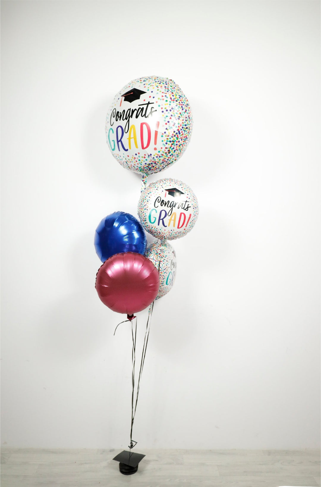 YAY GRAD BALLOON BOUQUET WITH HELIUM - PartyExperts