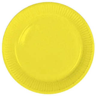 Yellow Disposable Plates - PartyExperts