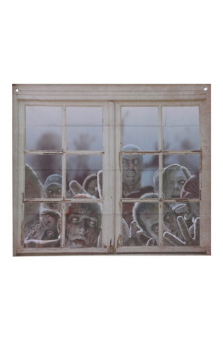 Zombie Window Decoration.