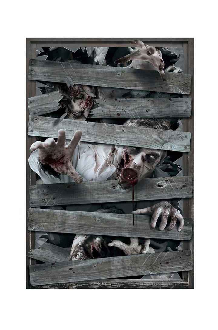 ZOMBIES WINDOW DECORATION - PartyExperts